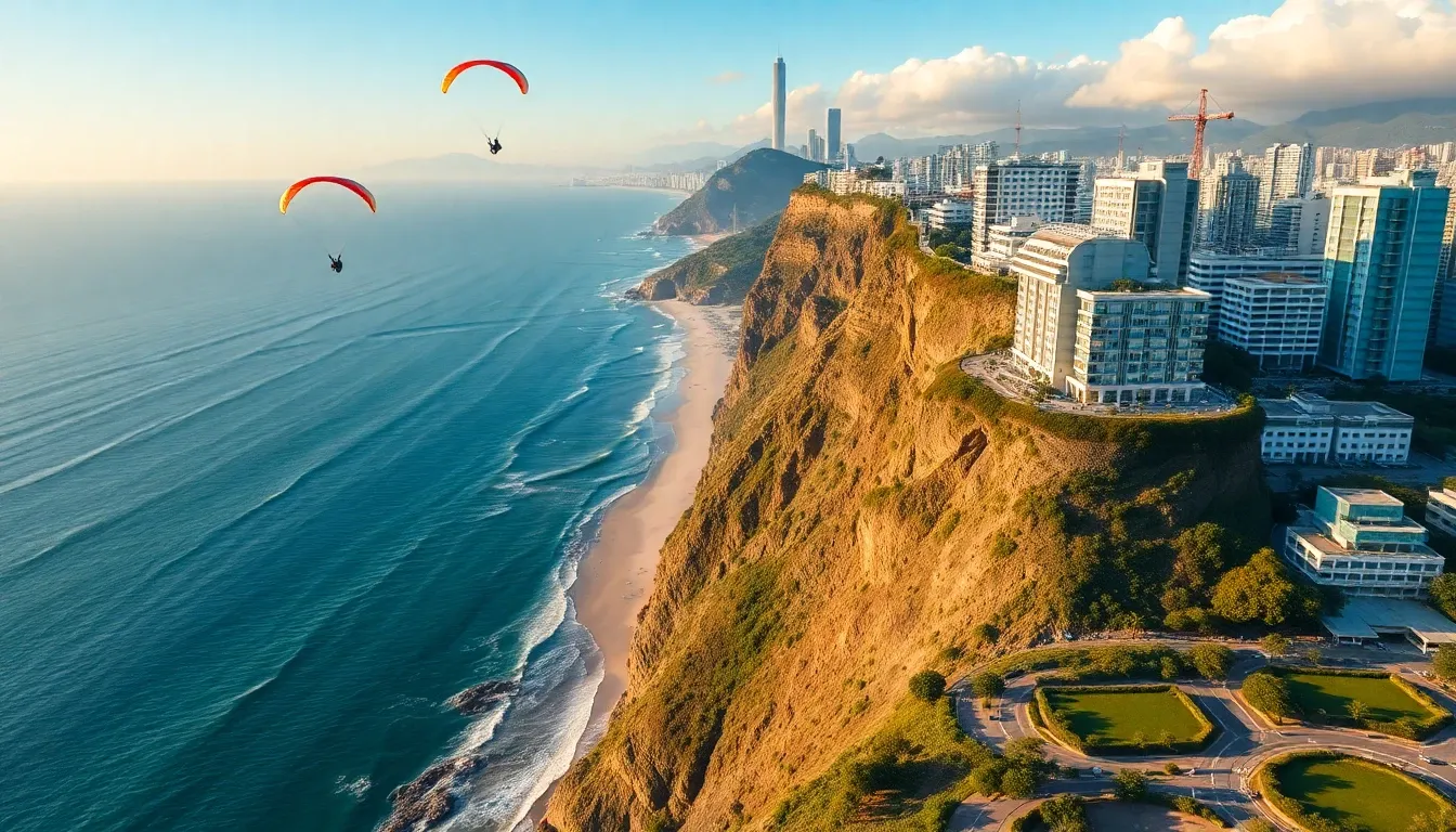 Lima Miraflores Cliffs - filming location in Peru