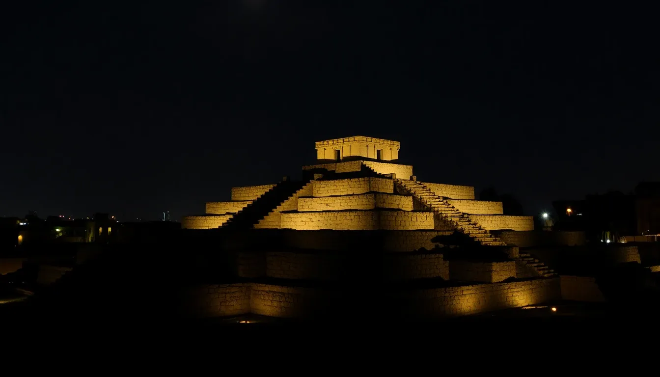 Lima Huaca Pucllana - filming location in Peru