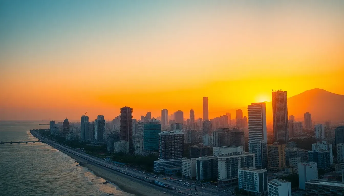 Lima Skyline Sunset - filming location in Peru