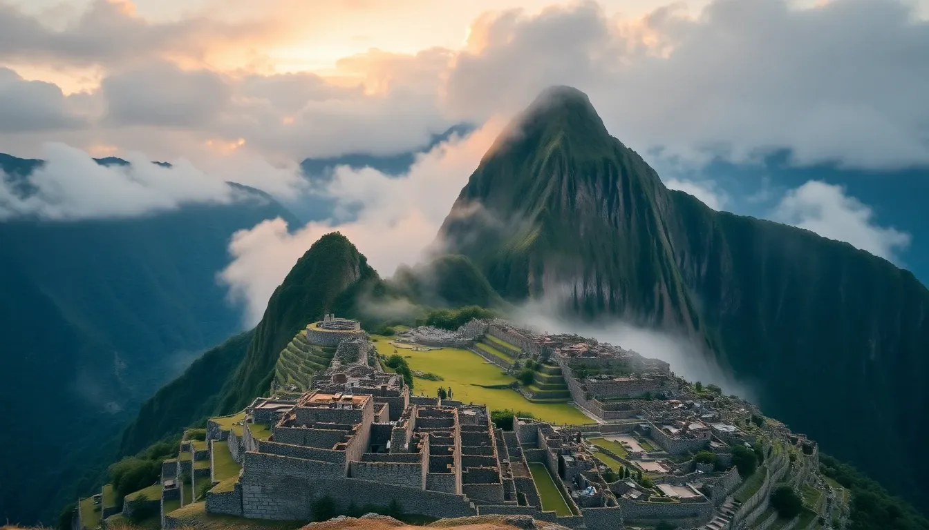 Machu Picchu Sunrise - filming location in Peru