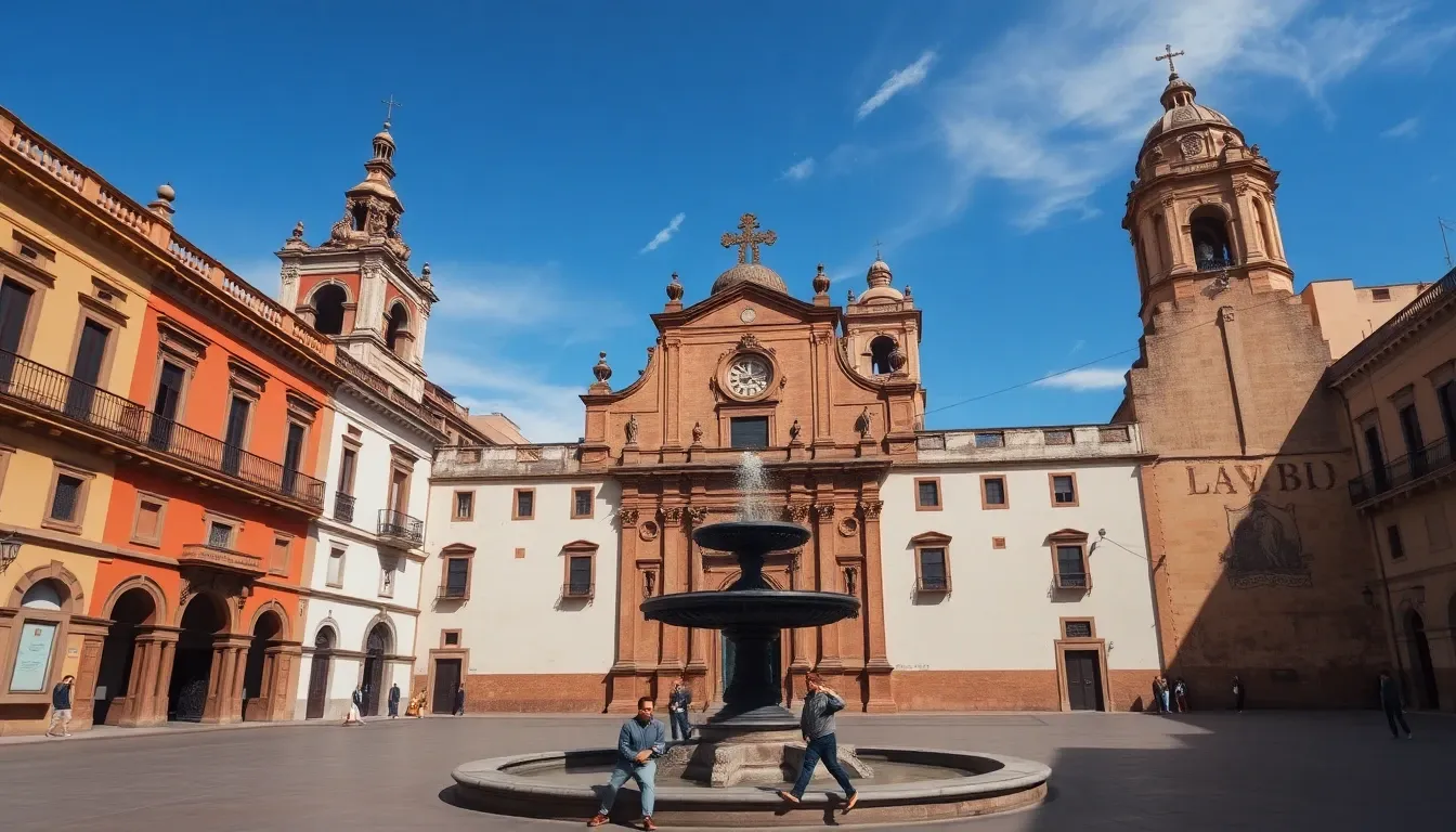 Filming location in Peru