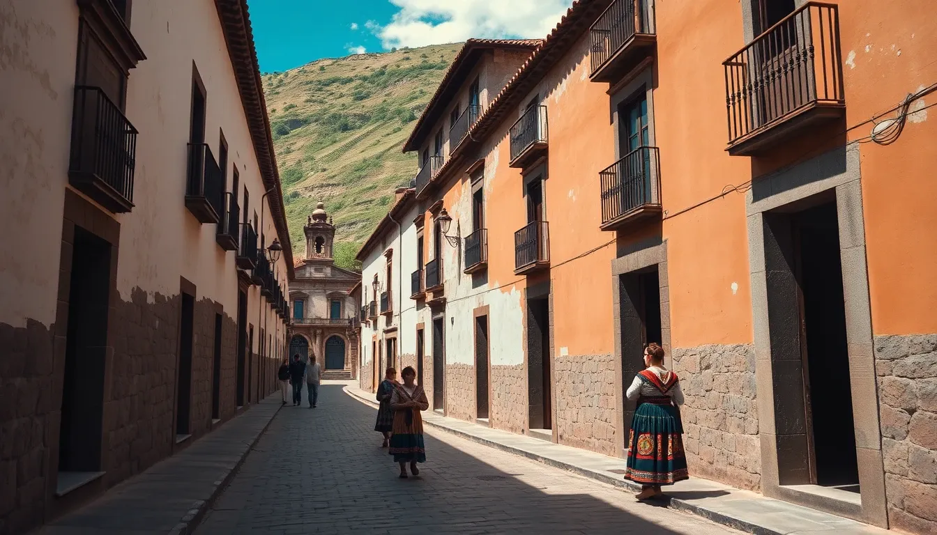 Cusco Street Scene - filming location in Peru