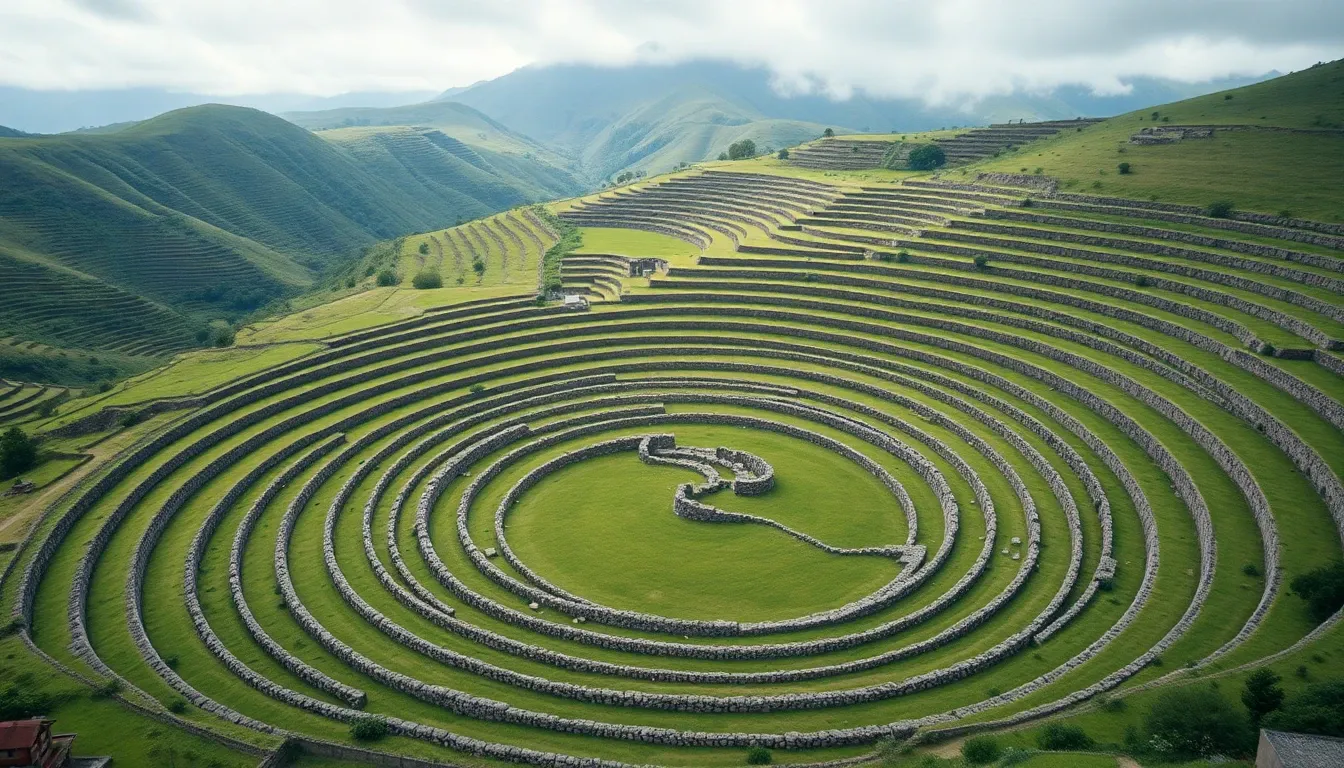 Moray Terraces - filming location in Peru
