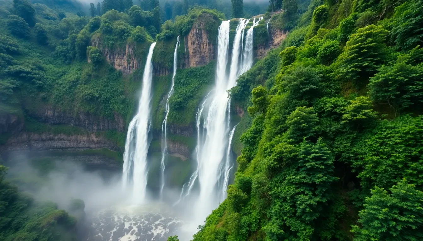 Gocta Waterfall - filming location in Peru